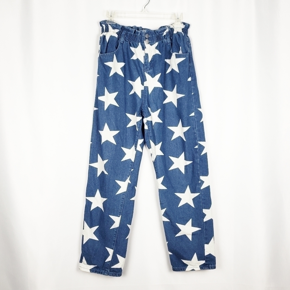 YOURS TRULY paperback waist jeans in star